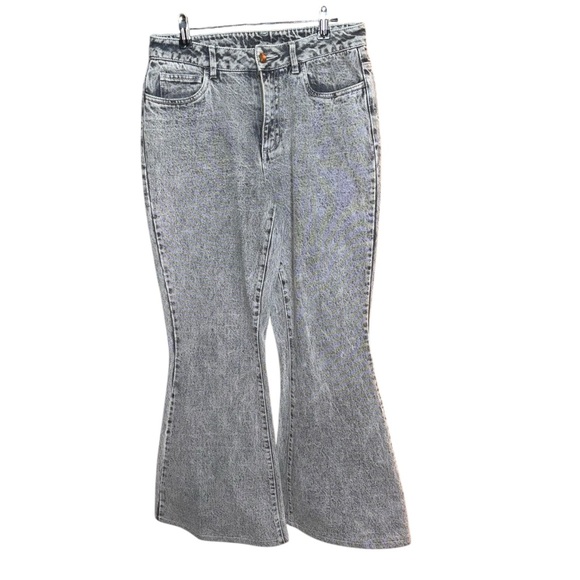 7️⃣Wide Leg Jeans Women High Rise Acid Wash Retro Flare Style - Picture 5 of 6